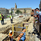 Renovación de la red de agua y alcantarillado en Sant Martí
