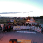 Els manifestants van tallar vint minuts l’N-II a Bell-lloc.