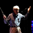 Woody Allen va actuar dijous amb la New Orleans Jazz Band.