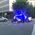 El accidente tuvo lugar el sábado en la calle Prat de la Riba. 