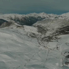 Imatge de neu aquesta setmana sobre les pistes de Boí Taüll.