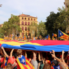 Una imagen de la manifestación de la Diada en Barcelona del año pasado.