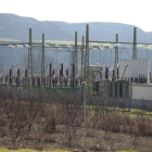 Subestació elèctrica d’Alfarràs, a prop d’Ivars de Noguera, on es busquen finques agrícoles.