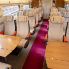 L’interior dels trens AVE ‘low cost’ que s’estrenaran el 6 d’abril.