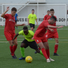 Pese al buen inicio local, el At. Almacelles casi consiguió remontar al final de la segunda parte.