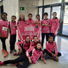 El equipo femenino sub-14 del Lleida UA. 
