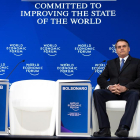El president brasiler, Jair Bolsonaro, a la cimera de Davos.