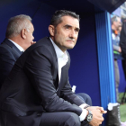 Ernesto Valverde, el sábado en el partido ante el Eibar.