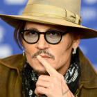 L’actor Johnny Depp, ahir al festival de cine de Berlín.