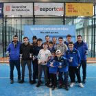 El Pàdel Indoor Lleida, subcampió de Catalunya de menors