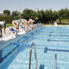 Los nadadores del CN Lleida pudieron entrenarse ayer en la piscina olímpica tras las obras de reforma.