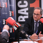 El president de la Generalitat, Quim Torra, durant l'entrevista a Rac1.