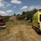 Bombers i ambulància, en un dels últims accidents mortals de tractor, el 3 de juny a Maials.