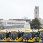 La flota d’autobusos ha estrenat enguany vehicles híbrids.