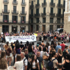 Imagen de archivo de una concentración de repulsa a las agresiones sexuales en Barcelona.