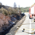 Los Agentes Rurales apuntan que el incendio de Maials se originó por una negligencia