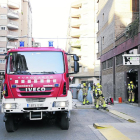 Los Bomberos ventilaron el local. 