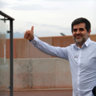 Jordi Sànchez, al sortir de la presó al gener per disfrutar d’uns dies de permís.
