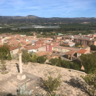 Vista de La Granja d’Escarp desde la Creu del Calvari. 