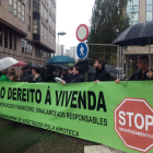 Protesta del mes de novembre passat de la PAH per la sentència de la taxa hipotecària.