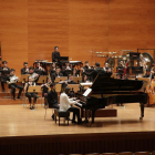 Alumnos de la Escola Superior de Música de Catalunya, en el Auditori