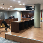 El juicio por conformidad se celebró ayer en la Audiencia de Lleida. 
