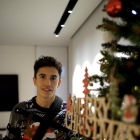 Marc pasa la Navidad en su casa de Cervera, donde se recupera.