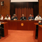 Reunió de Torra, Govern, JxCat i ERC al Parlament abans del debat de política general