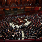El Congrés italià durant la provació dels pressupostos.