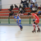 Oriol Vives, durant un partit d’aquest any davant del Girona.