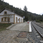 Imatge de l’estació de Vilanova de la Sal del mes d’abril passat.