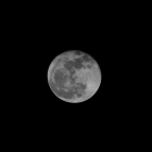 Una fotografía de la luna.