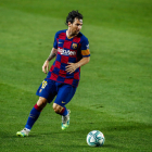 Leo Messi durante el partido del martes frente al Athletic.