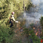 Crema controlada ahir de Bombers i GRAF a Artesa de Segre.