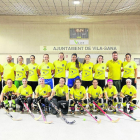 Jugadores i tècnics del Vila-sana van posar ahir en la primera jornada de la pretemporada.