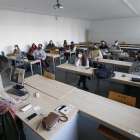 Imagen de una clase presencial en la facultad de Educación el pasado 10 de marzo.