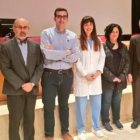 Els consultors ètics Josep Pifarré, Oriol Yuguero, Amelia Clemente, María José Ruiz i Joan Viñas.