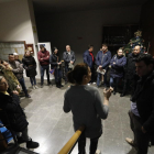 La jefa de los servicios de Vivienda se reunió en Alcoletge con vecinos afectados y el alcalde. 