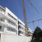 Edifici en construcció el mes d’octubre passat a la ciutat de Lleida.