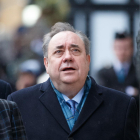 El ex ministro principal de Escocia, Alex Salmond, a su salida del juzgado.
