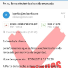 Alertan de estafas suplantando a Bankia i Lidl