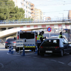 Imagen del control de alcoholemia que hizo el jueves la Guardia Urbana de Lleida. 