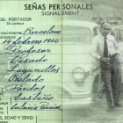 Fotograma que muestra el documento del espía Joan Pujol García ‘Garbo’ en Venezuela.