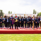 Placa d’Or del Reial Orde del Mèrit Esportiu al Barça - L’equip femení del Barça va rebre ahir a Madrid la Placa d’Or del Reial Orde del Mèrit Esportiu després de conquerir el triplet. Diumenge van guanyar la Copa de la Reina, tot i que ...