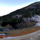 Imagen de ayer de la webcam de la estación de esquí de Tavascan. 