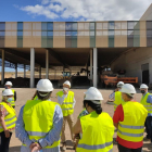 Visita de los consellers del Segrià a las obras de vertedero.