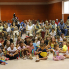 Algunos de los pequeños que participaron ayer en las ceremonias de clausura en el jardín de infancia Ronda La Mercè y el colegio Pràctiques II de Lleida.  