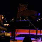 La cantante y pianista de Terrassa Gemma Humet, en el Espai Orfeó.