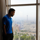 Xavi Hernández en un hotel de Teheran, on ha jugat els últims partits.