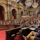 Imagen de la sesión en el Parlament del pasado día 18.